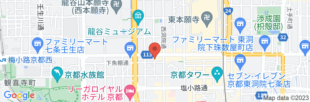 京都 かすみ庵の地図