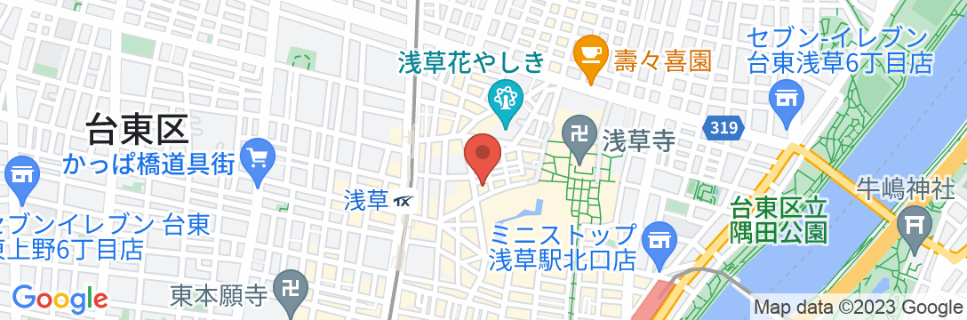 リッチモンドホテル浅草の地図
