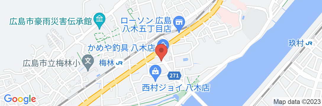 コテージワン広島店の地図