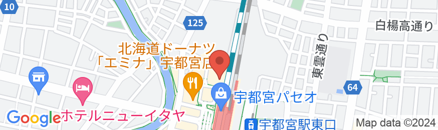 JR東日本ホテルメッツ宇都宮の地図