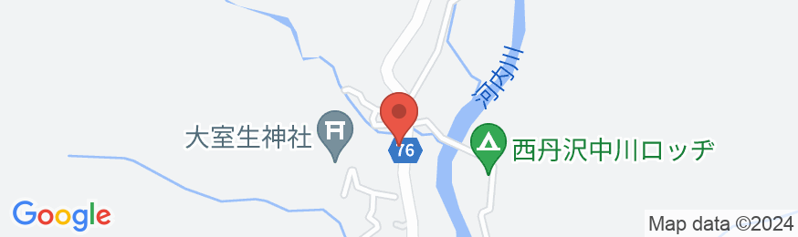 民宿 ロッヂ 八戒荘の地図