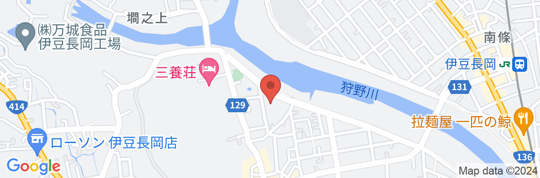 伊豆長岡温泉 おおとり荘の地図