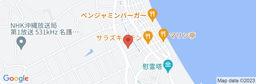ペンション いぺーの地図