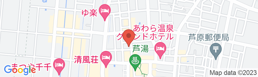 芦原温泉 花の宿 福寿の地図