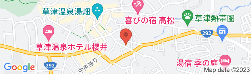 草津温泉 松坂屋旅館<群馬県>の地図