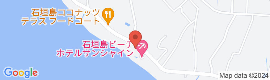 石垣島ビーチホテルサンシャイン<石垣島>の地図