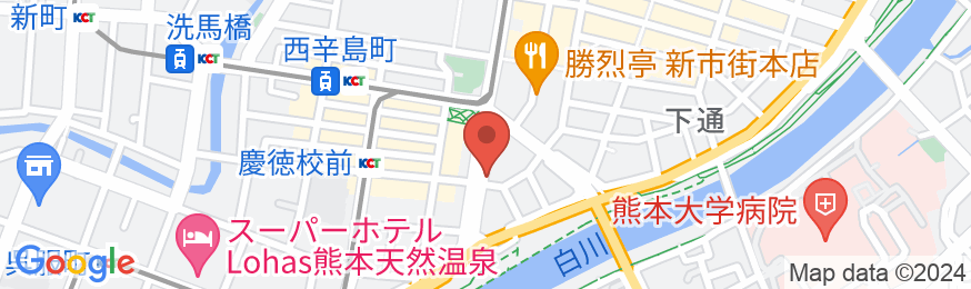 三井ガーデンホテル熊本の地図