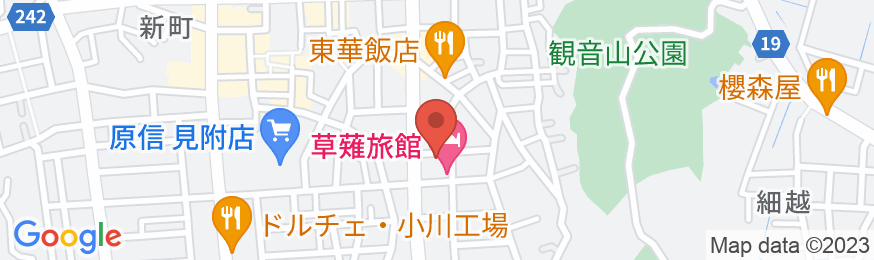 草薙旅館<新潟県>の地図