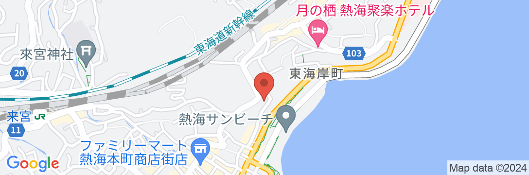 大江戸温泉物語Premium あたみの地図