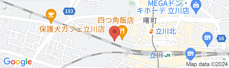 東横INN立川駅北口の地図