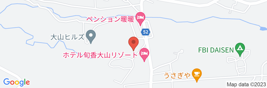 ペンション わごんぼ〜いの地図