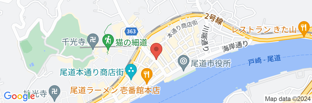 尾道 ゲストハウス フジホステルの地図
