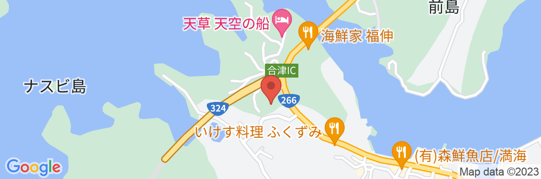松島観光ホテル 岬亭の地図