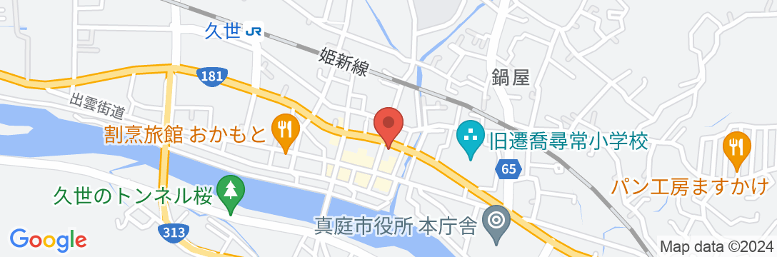 タウンホテル石井の地図