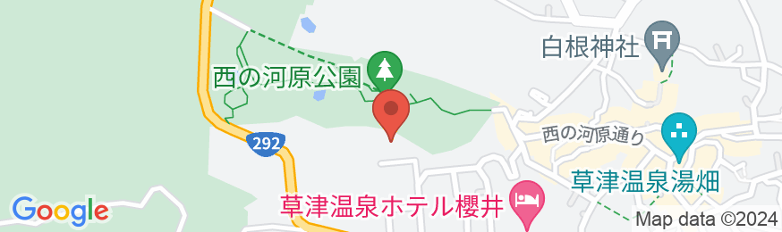 草津温泉 ホテルニュー紅葉の地図
