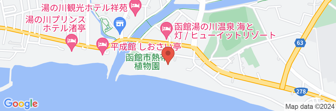イマジンホテル&リゾート函館の地図