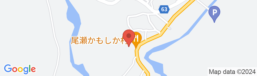 尾瀬戸倉温泉 旅の宿 山びこの地図