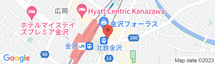 ホテル金沢の地図