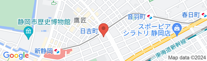 ホテルドルフ静岡の地図
