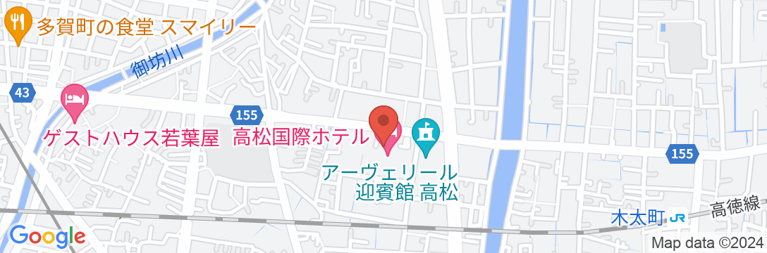 高松国際ホテルの地図