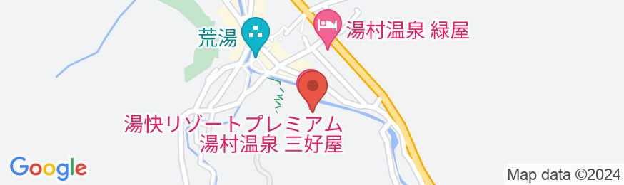 湯快リゾートプレミアム 湯村温泉 三好屋の地図