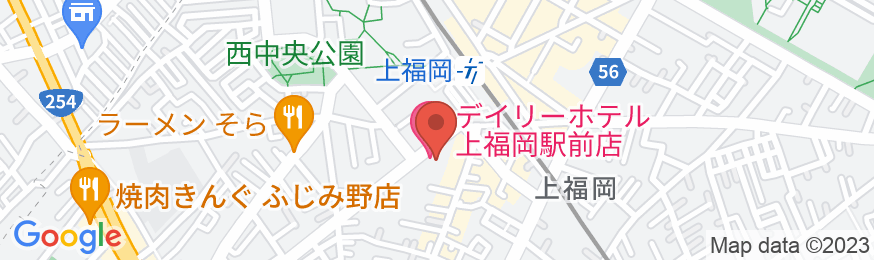 デイリーホテル上福岡駅前店の地図
