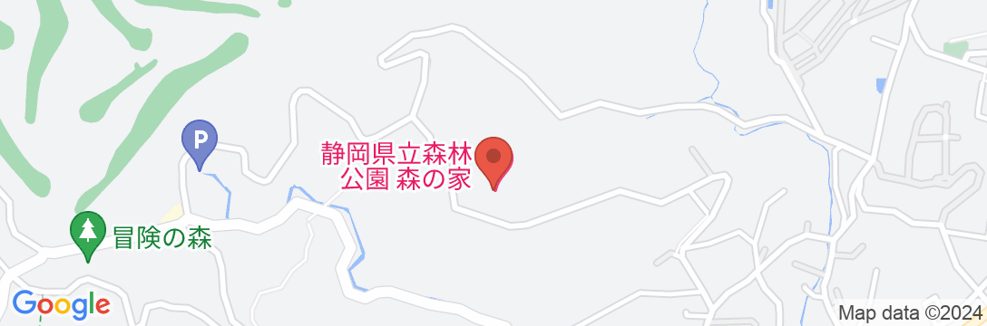 静岡県立森林公園 森の家の地図