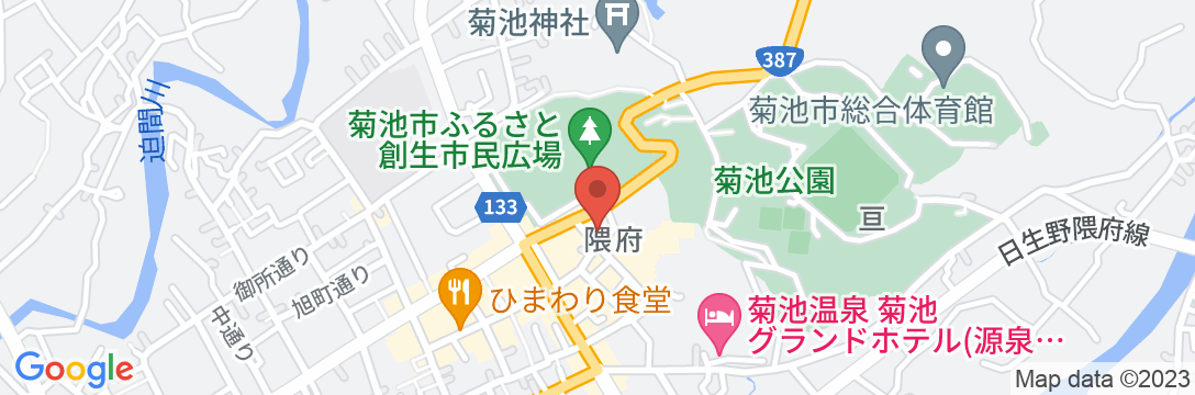 菊池温泉 望月旅館の地図