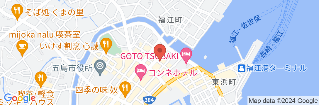 ビジネスホテルさくら <五島・福江島>の地図