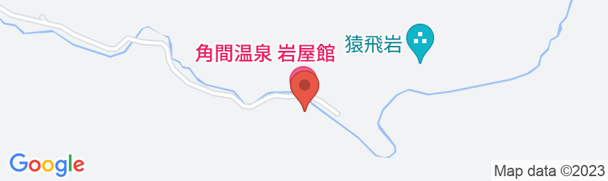 信州 角間温泉 岩屋館の地図