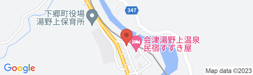 温泉民宿 赤ひげの地図