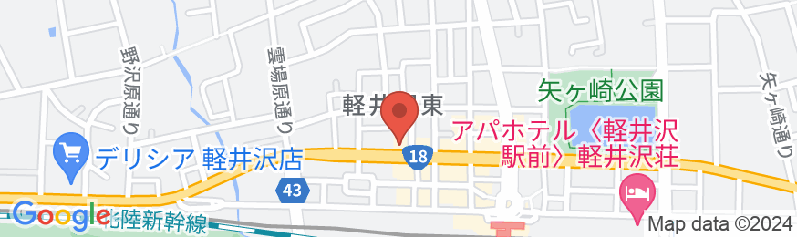 ホテルグランヴェール旧軽井沢の地図
