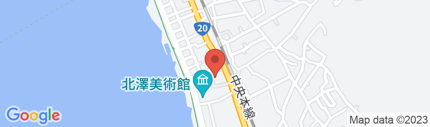 信州・上諏訪温泉 湖泉荘の地図