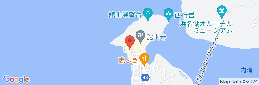 浜名湖かんざんじ温泉 舘山寺サゴーロイヤルホテルの地図
