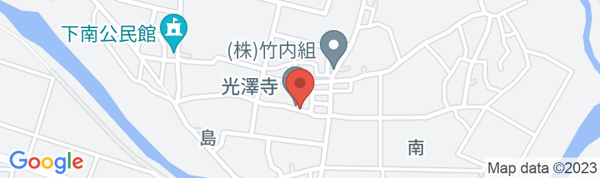 宿坊光澤寺の地図