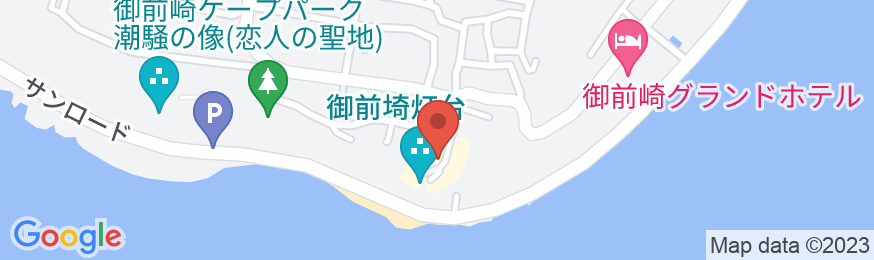 御前崎 岬の宿八潮の地図
