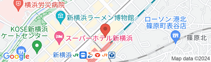 新横浜グレイスホテルの地図