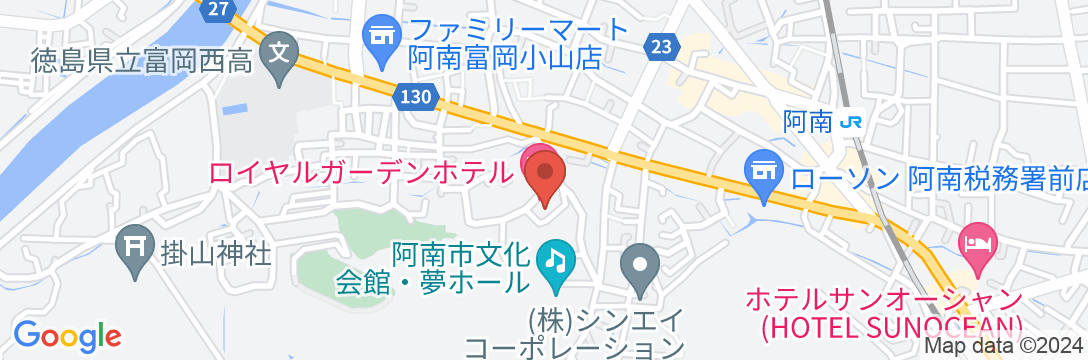ロイヤルガーデンホテル<徳島県>の地図