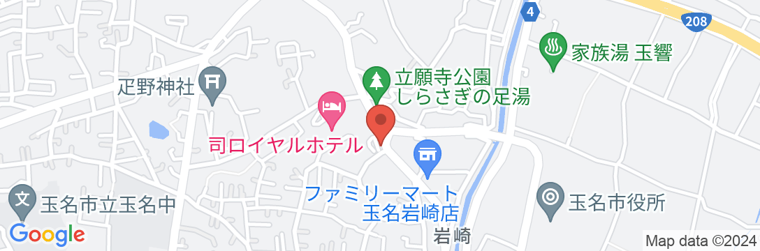 玉名温泉 ホテルしらさぎの地図