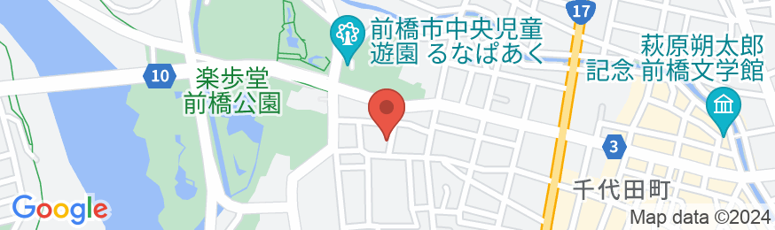 ホテル平安<群馬県>の地図