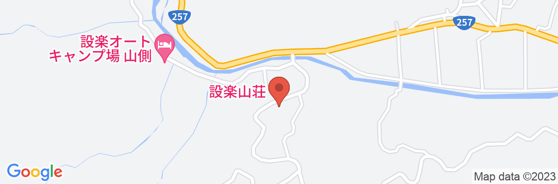 設楽山荘の地図