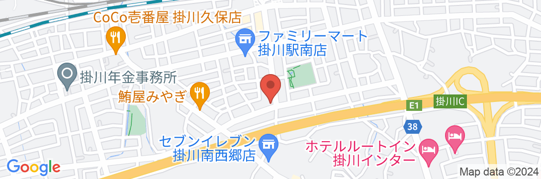パレスホテル掛川(BBHホテルグループ)の地図