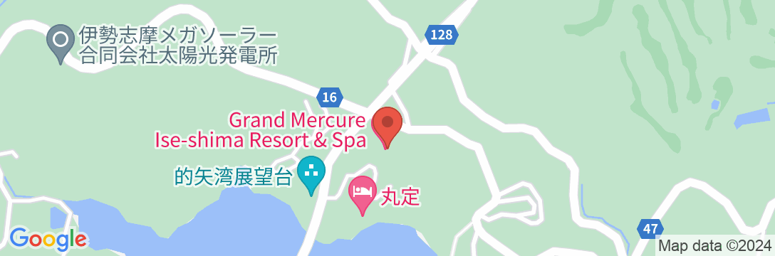 グランドメルキュール伊勢志摩リゾート&スパ(旧ホテル&リゾーツ 伊勢志摩)の地図