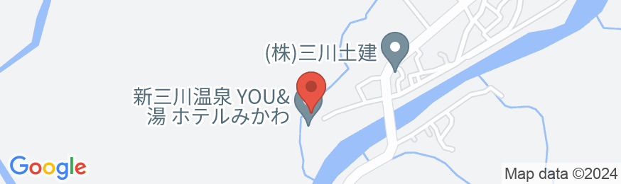 新三川温泉 ホテルみかわの地図