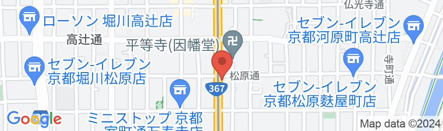 ホテル・京都・ベース 四条烏丸の地図