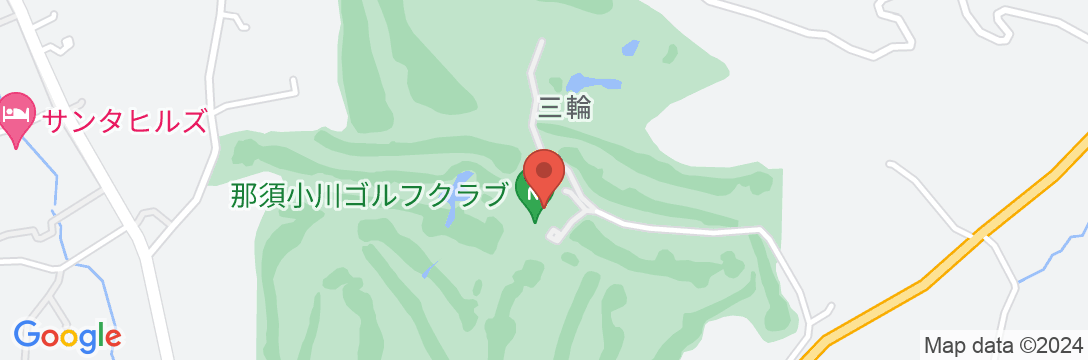 那須小川ゴルフクラブの地図