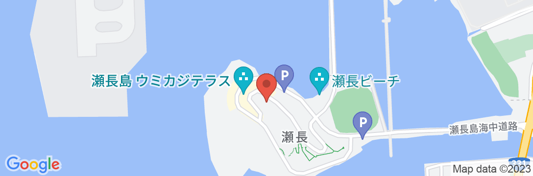 琉球温泉 瀬長島ホテルの地図
