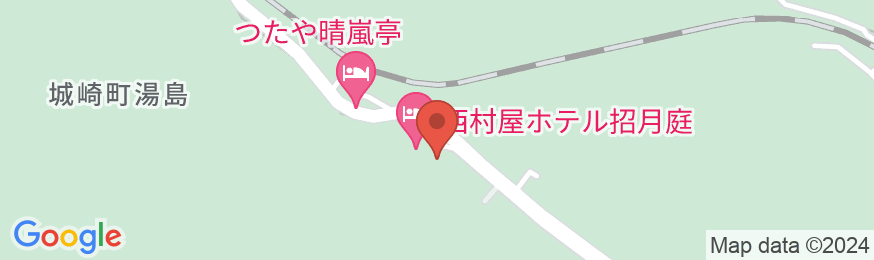 城崎温泉 西村屋ホテル招月庭の地図