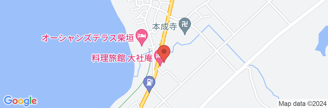 料理旅館 大社庵の地図
