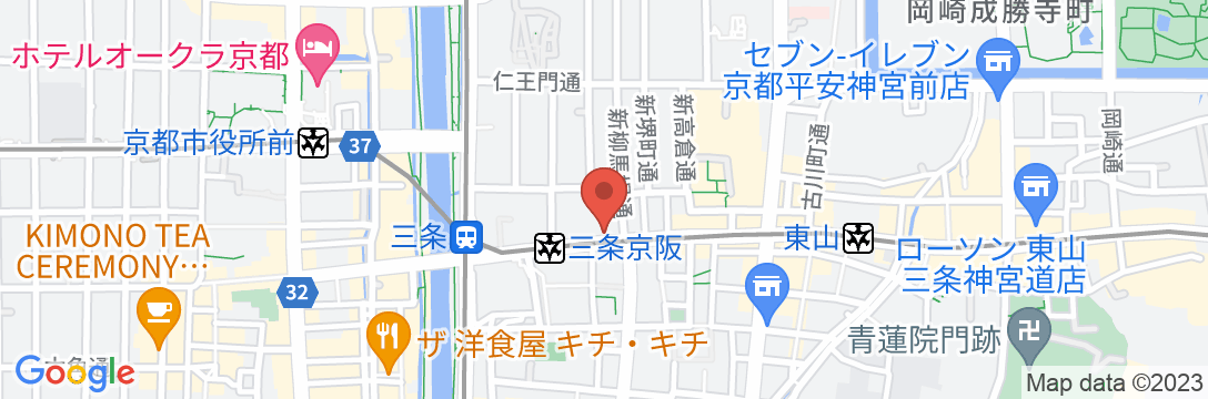 京都花ホテルの地図